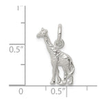 Sterling Silver Giraffe Charm - Product Photo