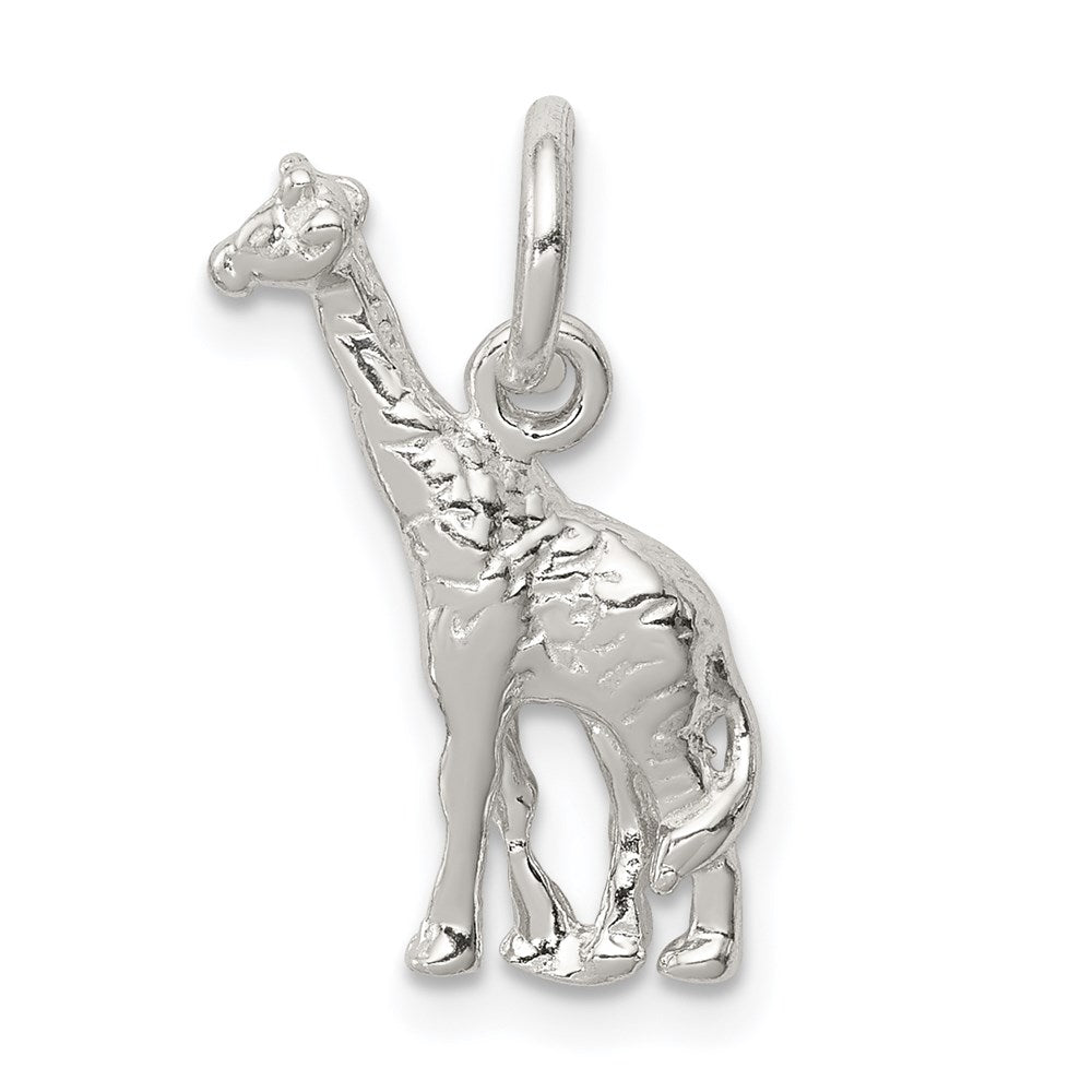 Sterling Silver Giraffe Charm - Product Photo