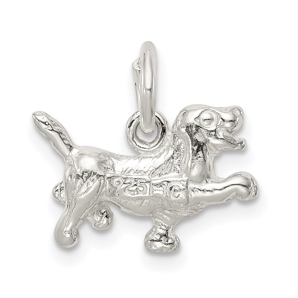Sterling Silver Dog Charm - Product Photo