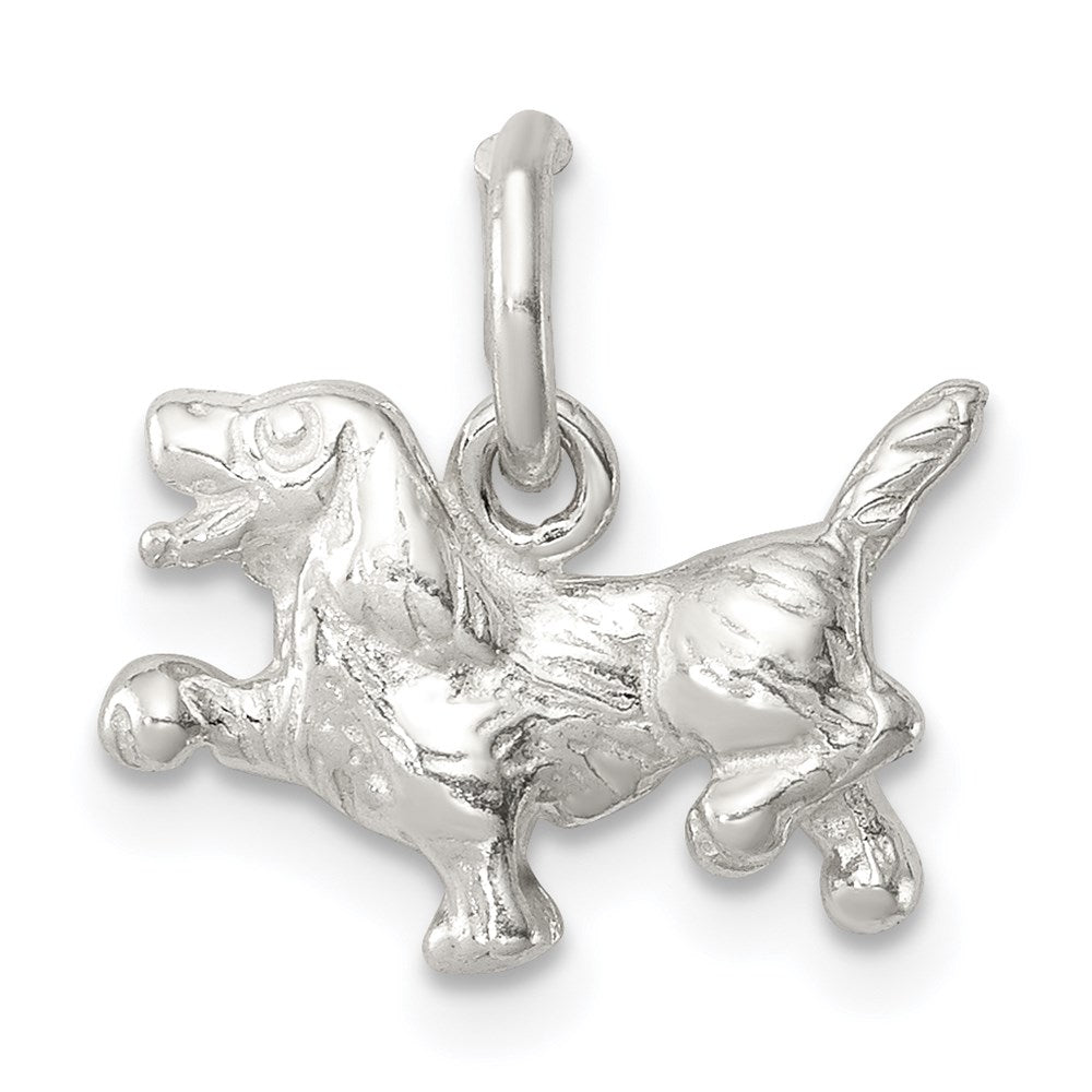 Sterling Silver Dog Charm - Product Photo
