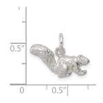 Sterling Silver Squirrel Charm - Product Photo