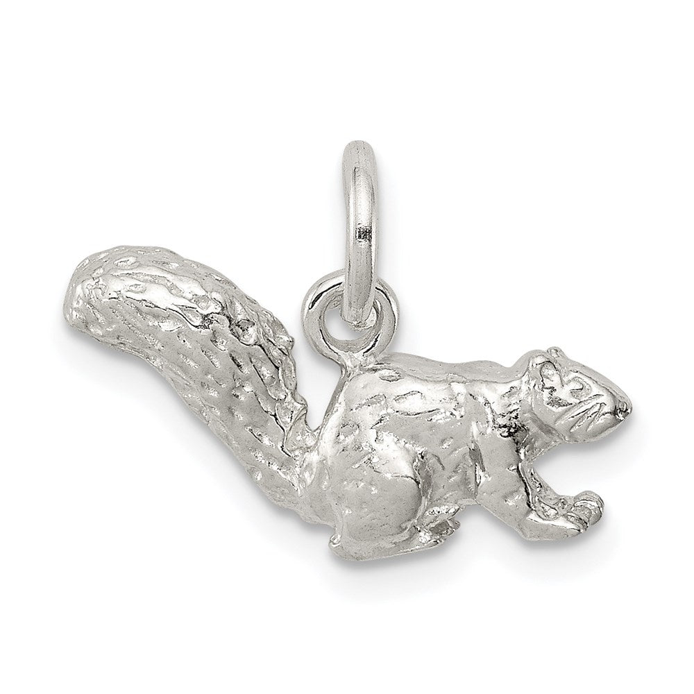 Sterling Silver Squirrel Charm - Product Photo