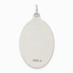 Sterling Silver Antiqued St. Joseph Medal - Product Photo
