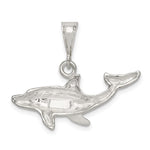 Sterling Silver Dolphin Charm - Product Photo