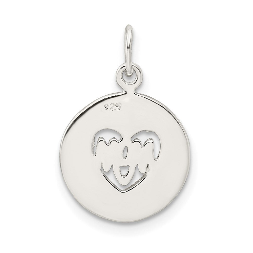 Sterling Silver Enamel MOM Charm - Product Photo
