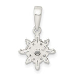 Sterling Silver Fancy CZ Pendant - Product Photo