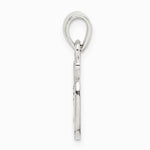 Sterling Silver Enamel Good Luck Horse Shoe Pendant - Product Photo