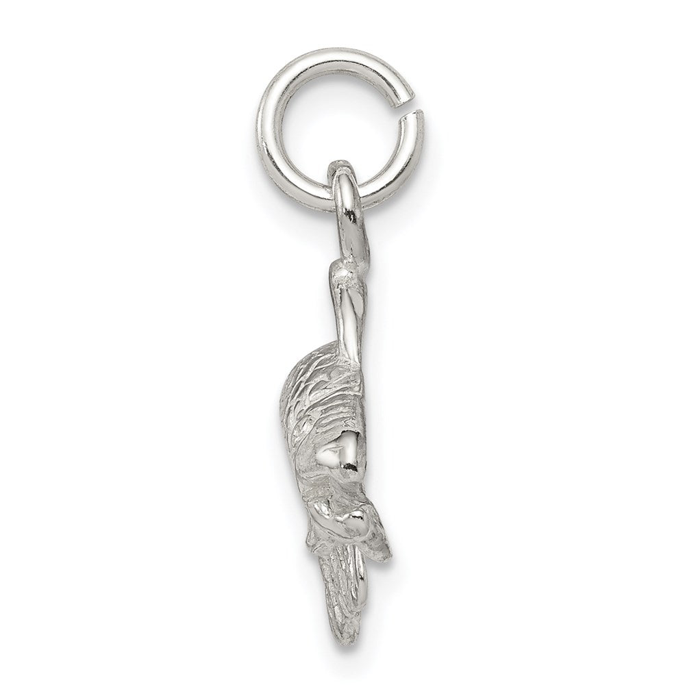 Sterling Silver Fish Charm - Product Photo