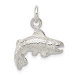 Sterling Silver Fish Charm - Product Photo