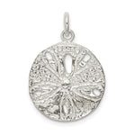 Sterling Silver Sand Dollar Charm - Product Photo