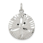 Sterling Silver Sand Dollar Charm - Product Photo