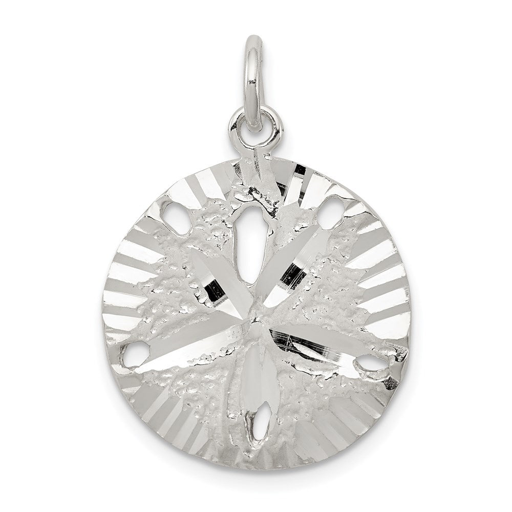 Sterling Silver Sand Dollar Charm - Product Photo