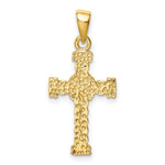 Sterling Silver & Gold-tone Twisted Cross Pendant - Product Photo