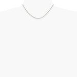 Sterling Silver 1.7mm Diamond-cut Rope Chain Necklace 14"-36" - Product Photo