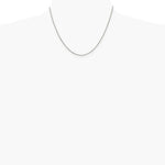 Sterling Silver 1.7mm Diamond-cut Rope Chain Necklace 14"-36" - Product Photo