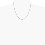 Sterling Silver 1.7mm Diamond-cut Rope Chain Necklace 14"-36" - Product Photo