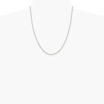 Sterling Silver 1.7mm Diamond-cut Rope Chain Necklace 14"-36" - Product Photo
