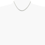 Sterling Silver 2.75mm Diamond-cut Rope Chain Necklace 16"-36" - Product Photo