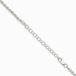 Sterling Silver 2.75mm Diamond-cut Rope Chain with 2in ext. Necklace 18"-22" - Product Photo