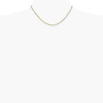 Sterling Silver And Vermeil 2.5mm Diamond-cut Rope Chain Necklace 16"-30" - Product Photo