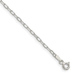 Sterling Silver 2.0mm Diamond-Cut Forzantine Chain Bracelet 7"-8" - Product Photo
