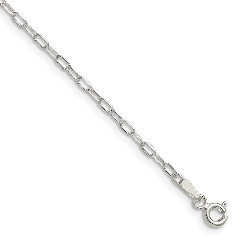 Sterling Silver 2.0mm Diamond-Cut Forzantine Chain Bracelet 7"-8" - Product Photo