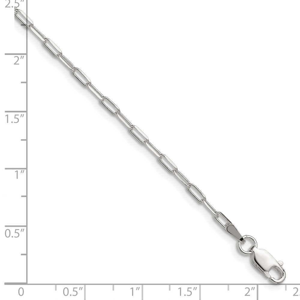 Sterling Silver 2.15mm Diamond-Cut Forzantine Chain Bracelet 7"-8" - Product Photo