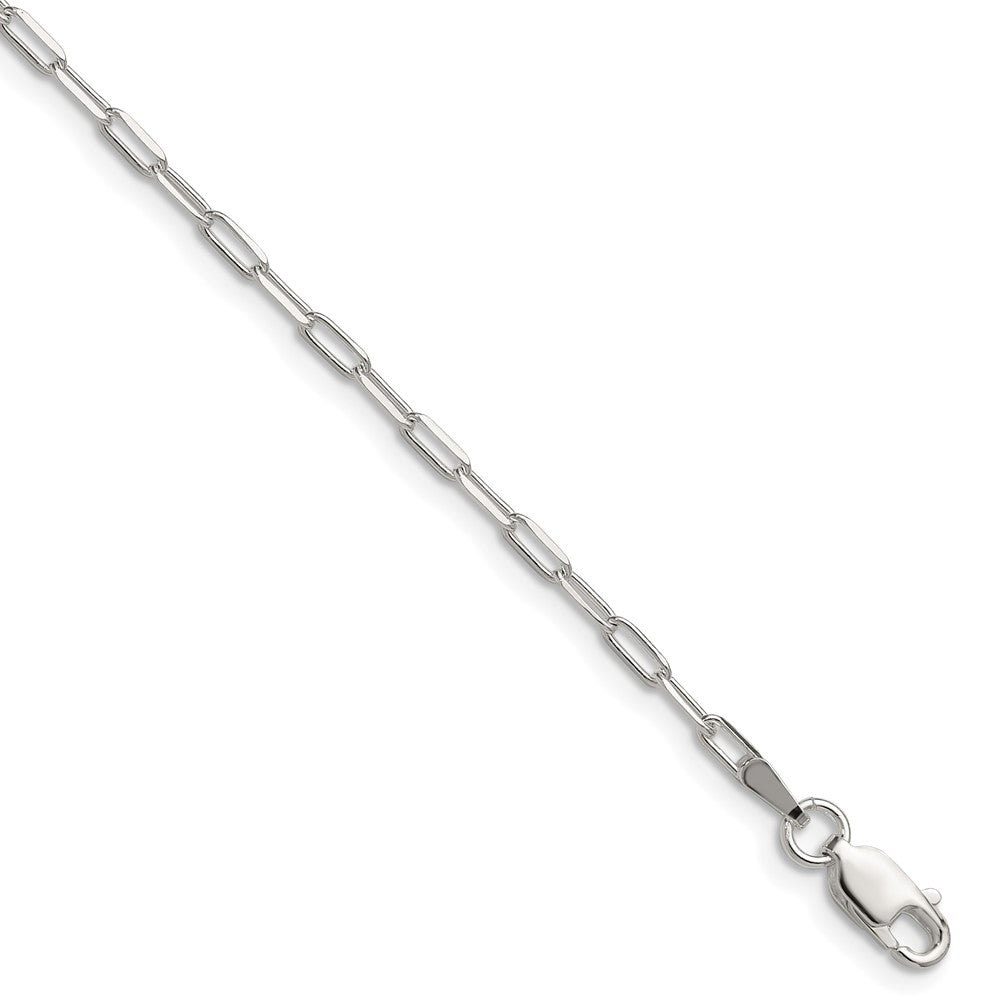 Sterling Silver 2.15mm Diamond-Cut Forzantine Chain Bracelet 7"-8" - Product Photo