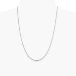 Sterling Silver 2.3mm Solid Rope Chain Necklace 16"-36" - Product Photo