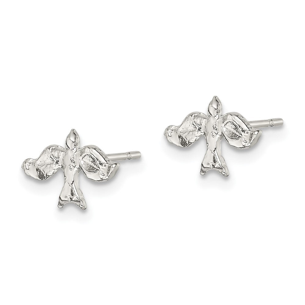 Sterling Silver Dove Mini Earrings - Product Photo