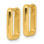 Sterling Silver/Flash Pl. Gold Tone Sterling Silver Gold-tone Pol. Rectangle - Product Photo