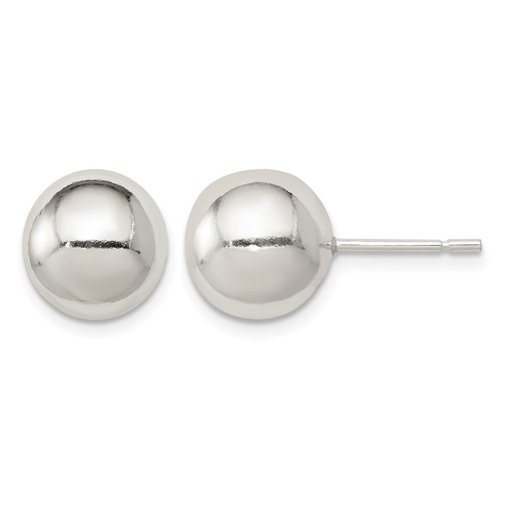 Sterling Silver Polished 10mm Ball Earrings