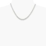 Sterling Silver 6.1mm Cable Chain Necklace 16"-30" - Product Photo