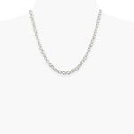 Sterling Silver 6.1mm Cable Chain Necklace 16"-30" - Product Photo