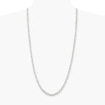 Sterling Silver 6.1mm Cable Chain Necklace 16"-30" - Product Photo