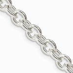 Sterling Silver 6.1mm Cable Chain Necklace 16"-30" - Product Photo