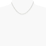 Sterling Silver 3.5mm Fancy Heart Link Chain Necklace 16"-24" - Product Photo