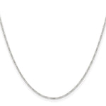 Sterling Silver 1.2mm Figaro Chain - Product Photo