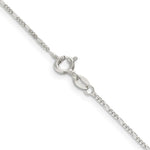 Sterling Silver 1.2mm Figaro Chain - Product Photo