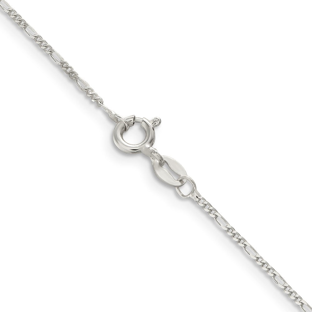Sterling Silver 1.2mm Figaro Chain - Product Photo