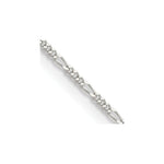 Sterling Silver 1.2mm Figaro Chain - Product Photo
