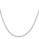Sterling Silver 1.4mm Figaro Chain - Product Photo