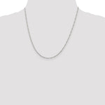 Sterling Silver 1.75mm Figaro Chain - Product Photo