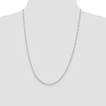 Sterling Silver 1.75mm Figaro Chain - Product Photo