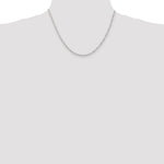 Sterling Silver 2.25mm Figaro Chain - Product Photo