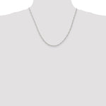 Sterling Silver 2.25mm Figaro Chain - Product Photo