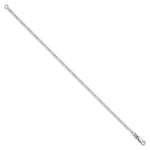 Sterling Silver 2.25mm Figaro Chain Anklet - Product Photo