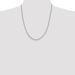 Sterling Silver 2.5mm Figaro Chain - Product Photo