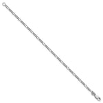 Sterling Silver Rhodium-plated 2.5mm Figaro Chain - Product Photo