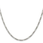 Sterling Silver 2.85mm Figaro Chain - Product Photo